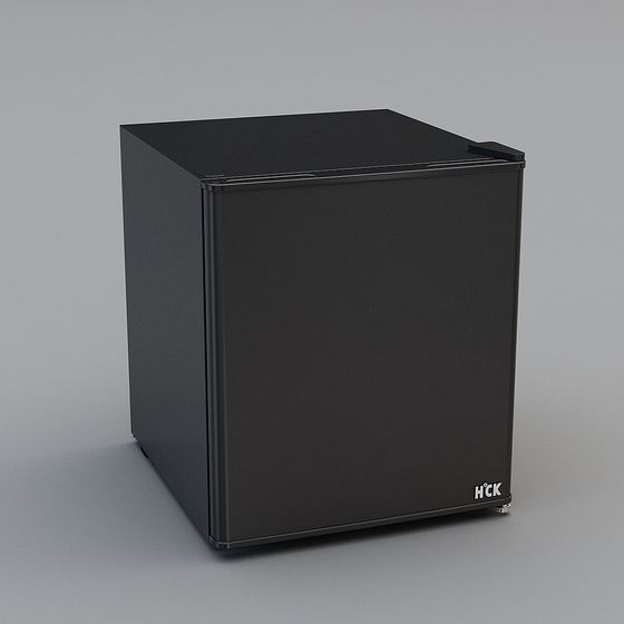 Sleek Modern Refrigerator 3D model