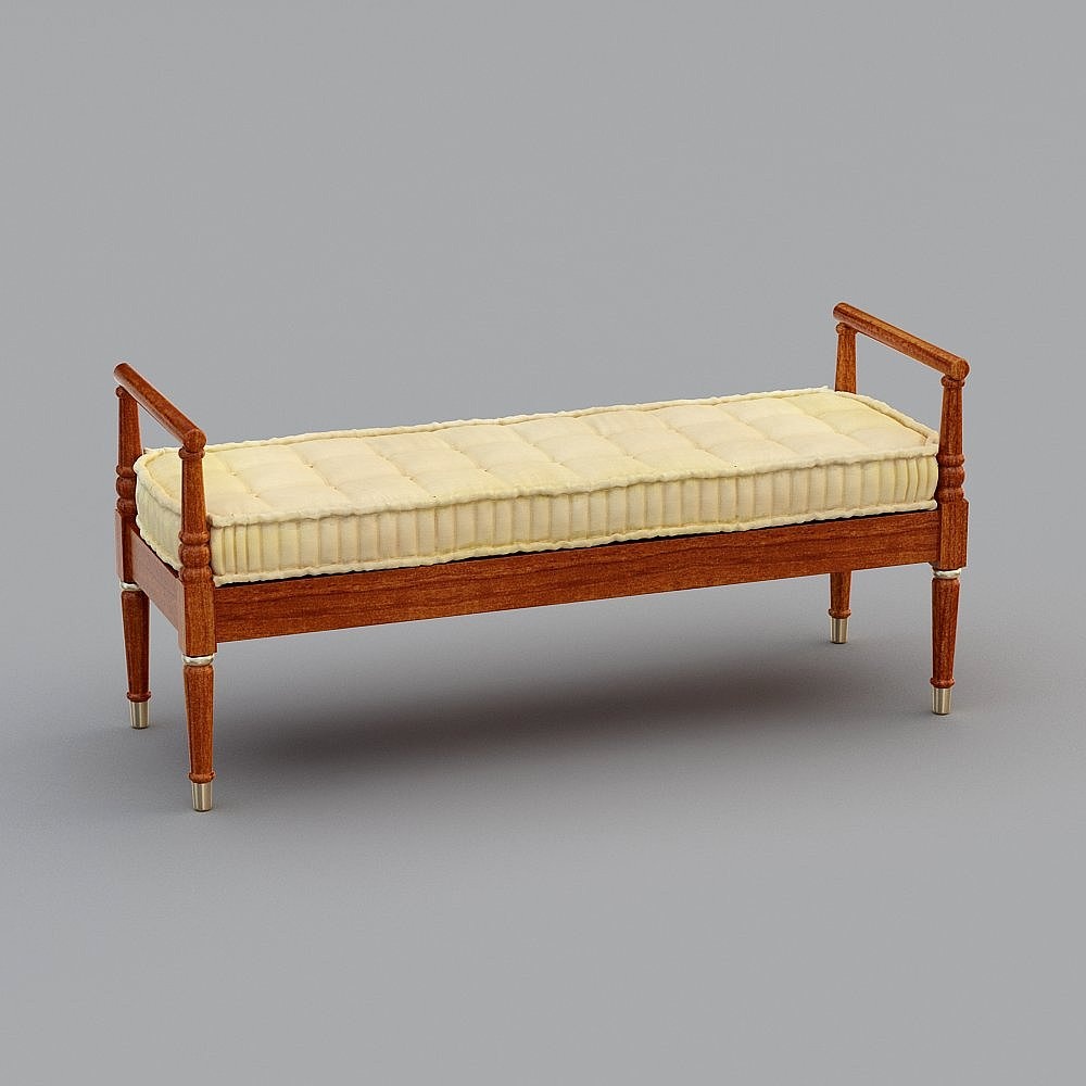 Puff in Legno Cinese Nuovo per Divano