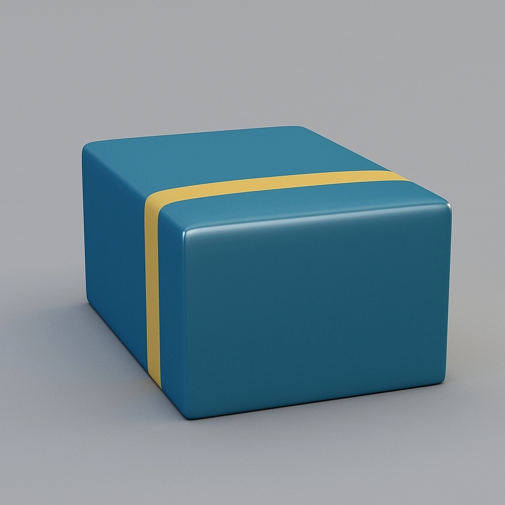 Nuovo Sofa Ottomano Cinese Blu