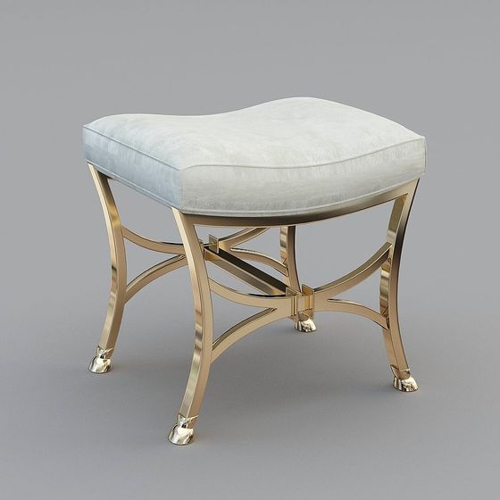 Новый китайский бежевый диванный табурет