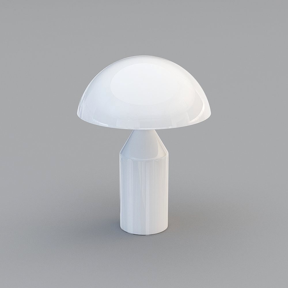 Đèn bàn trắng đơn giản