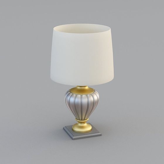 Elegant Low-Poly 3D Table Lamp Model