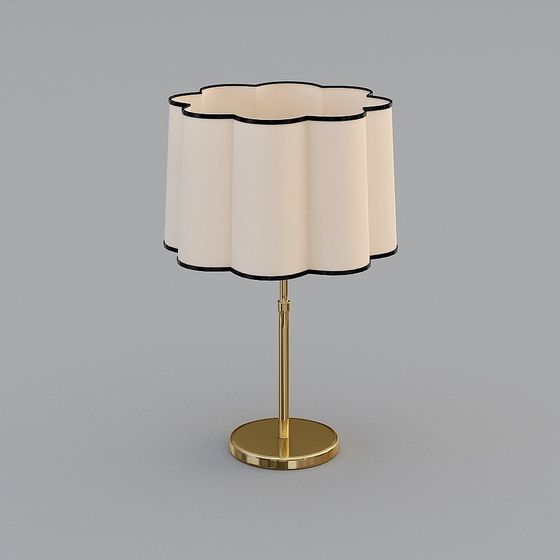 Stylish Cloud Table Lamp 3D model for Modern Interiors
