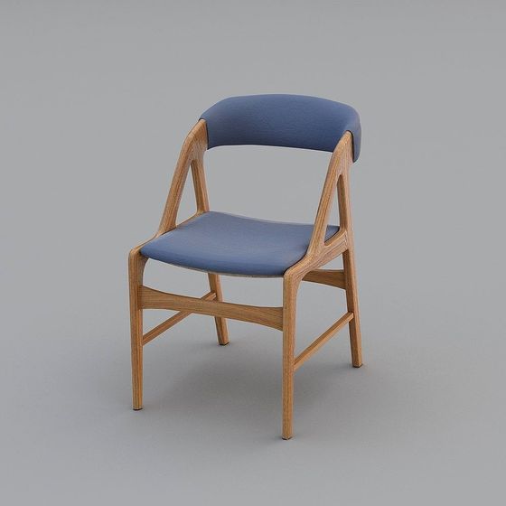 Sedia Accento Blu Moderna