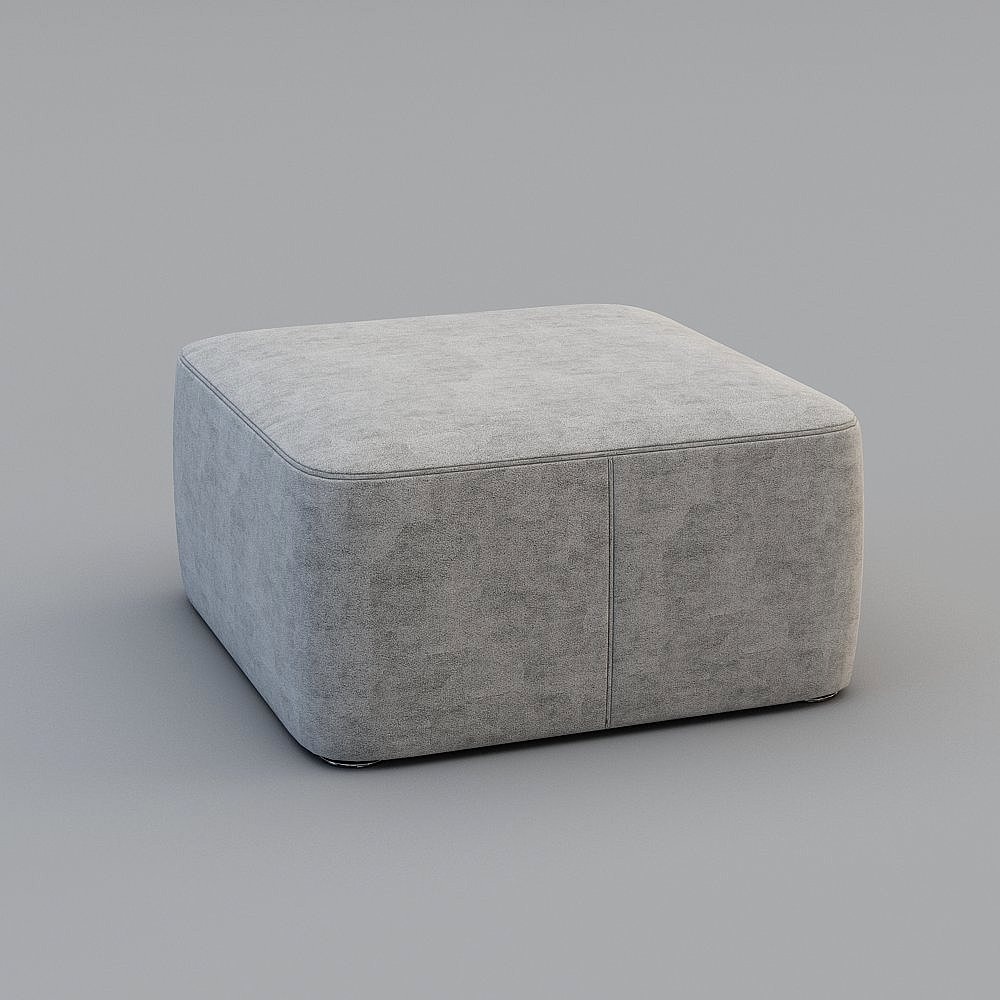 Taburete otomano de sofá gris chino nuevo