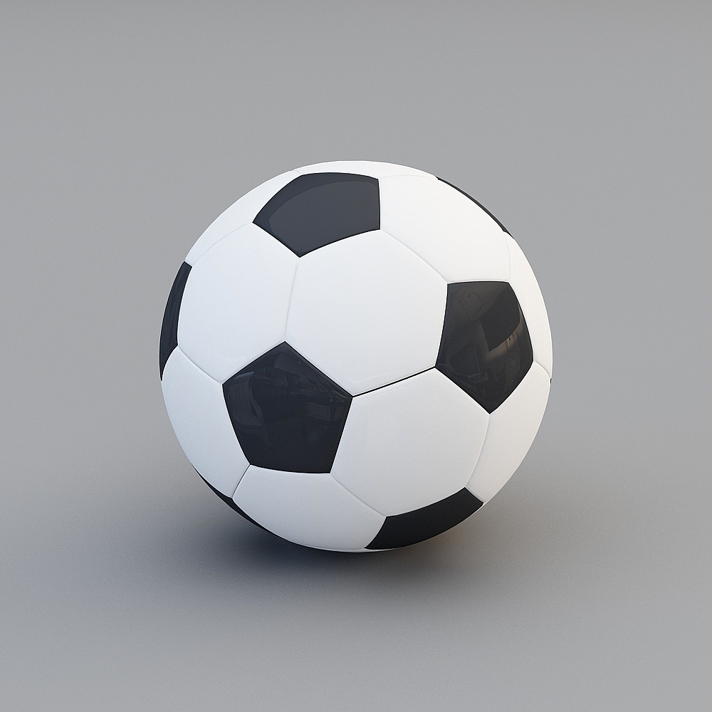 Classic Football 3D Model for Dynamic Projects