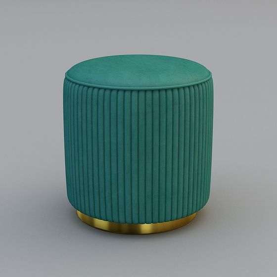 Ghế đẩu nhung xanh cao cấp Scandinavian