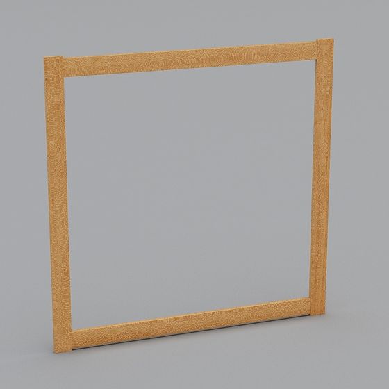 Wood Frame Art 3D Model