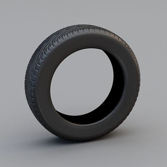 High-Detail Tire 3D Model for Creative Projects