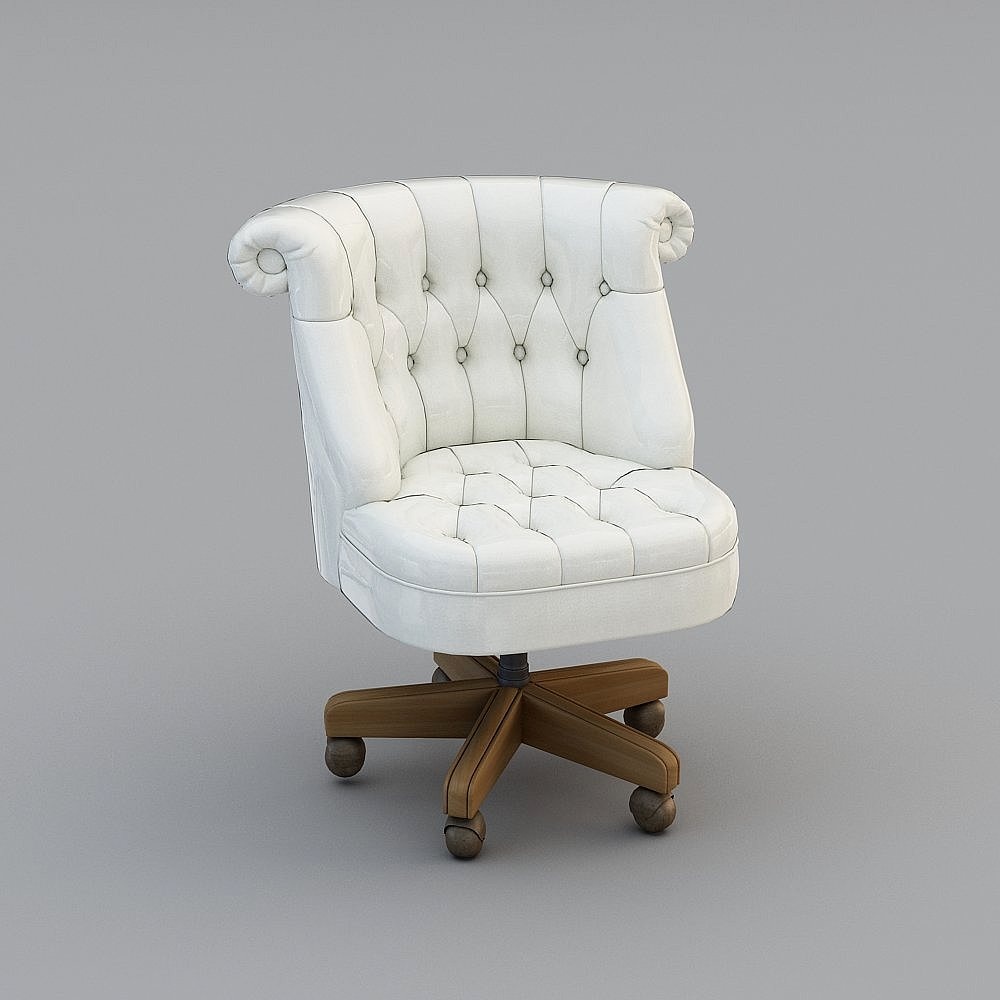 【선호하는 반 예술】UvanTeen-미국-회전의자 화이트