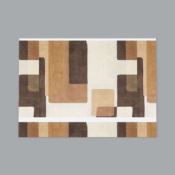 Stylish Abstract Carpet 3D model for Creative Projects