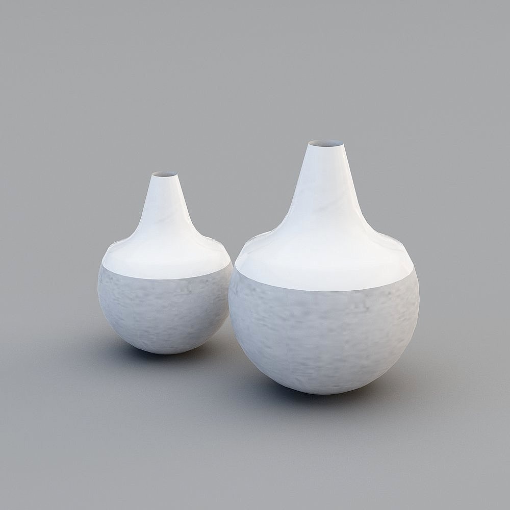 Sleek Streamlined Vase 3D model