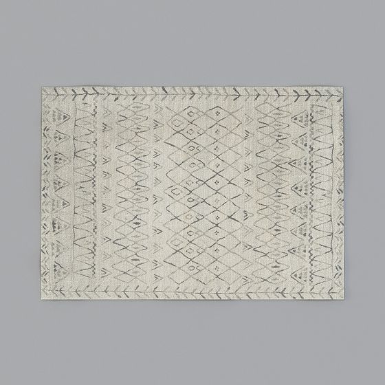 Thảm hình học trắng Thổ Nhĩ Kỳ