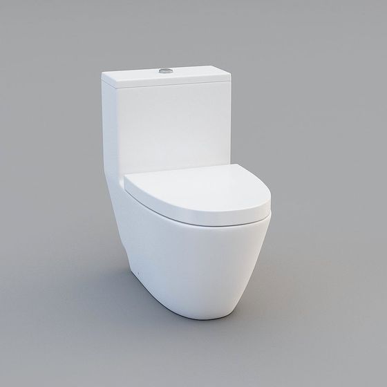 Urban Toilet 3D model for Modern Spaces