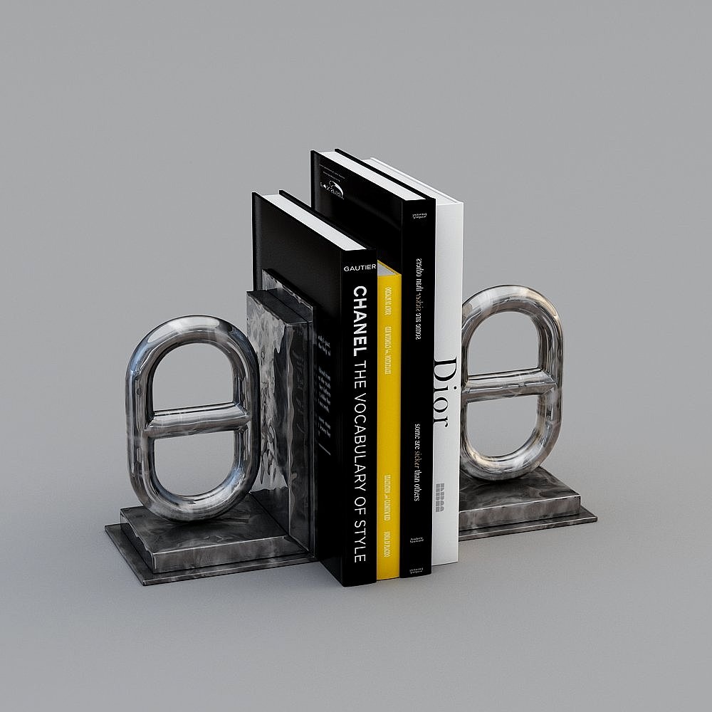 Art Deco Bookends 3D model