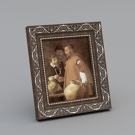 Vintage Picture Frame 3D model