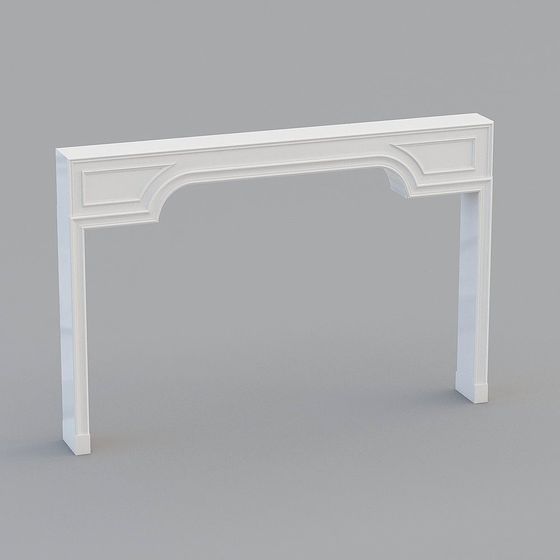 Classic Archway Frame 3D model for Modern Interiors