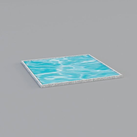 Dreamy Water Pool 3D Model