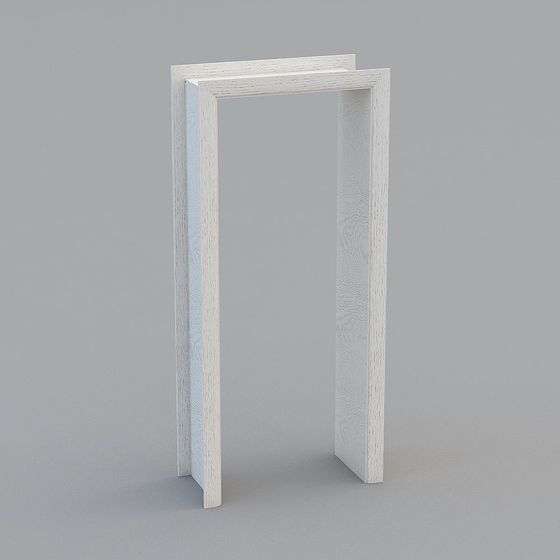 Minimalist Door Frame 3D model for Creative Spaces