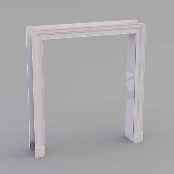Stylish 3D Model Door Frame for Modern Spaces