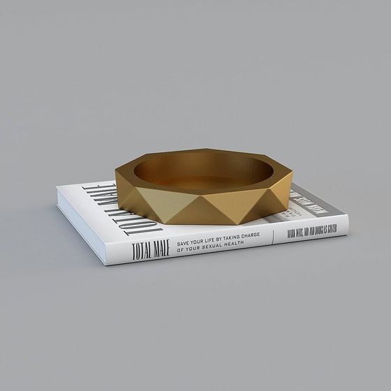 Geometric Low-Polygon Ring 3D model