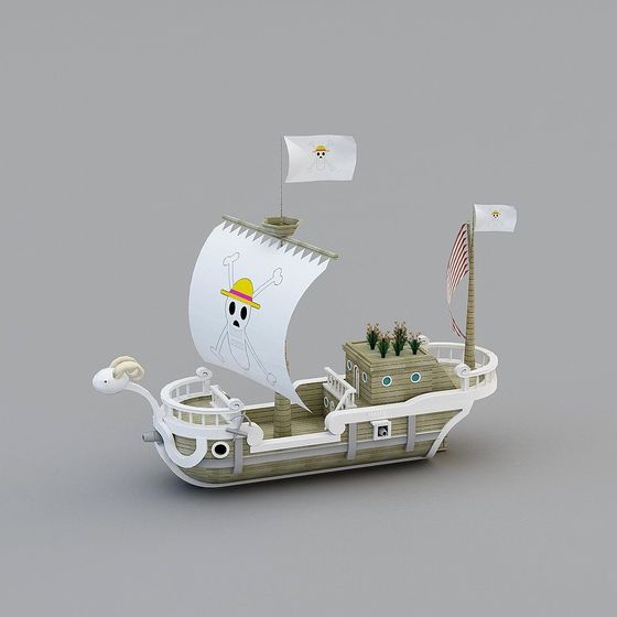 Pirate Ship 3D model - Nautical Adventure