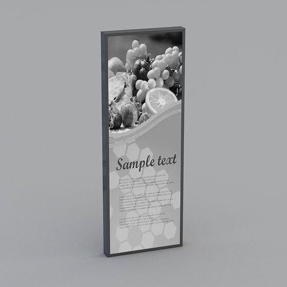 Stylish Modern Display Stand 3D model for Designers