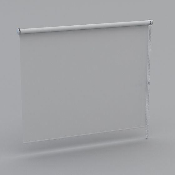 Sleek Minimalist Roll-Up Door 3D model