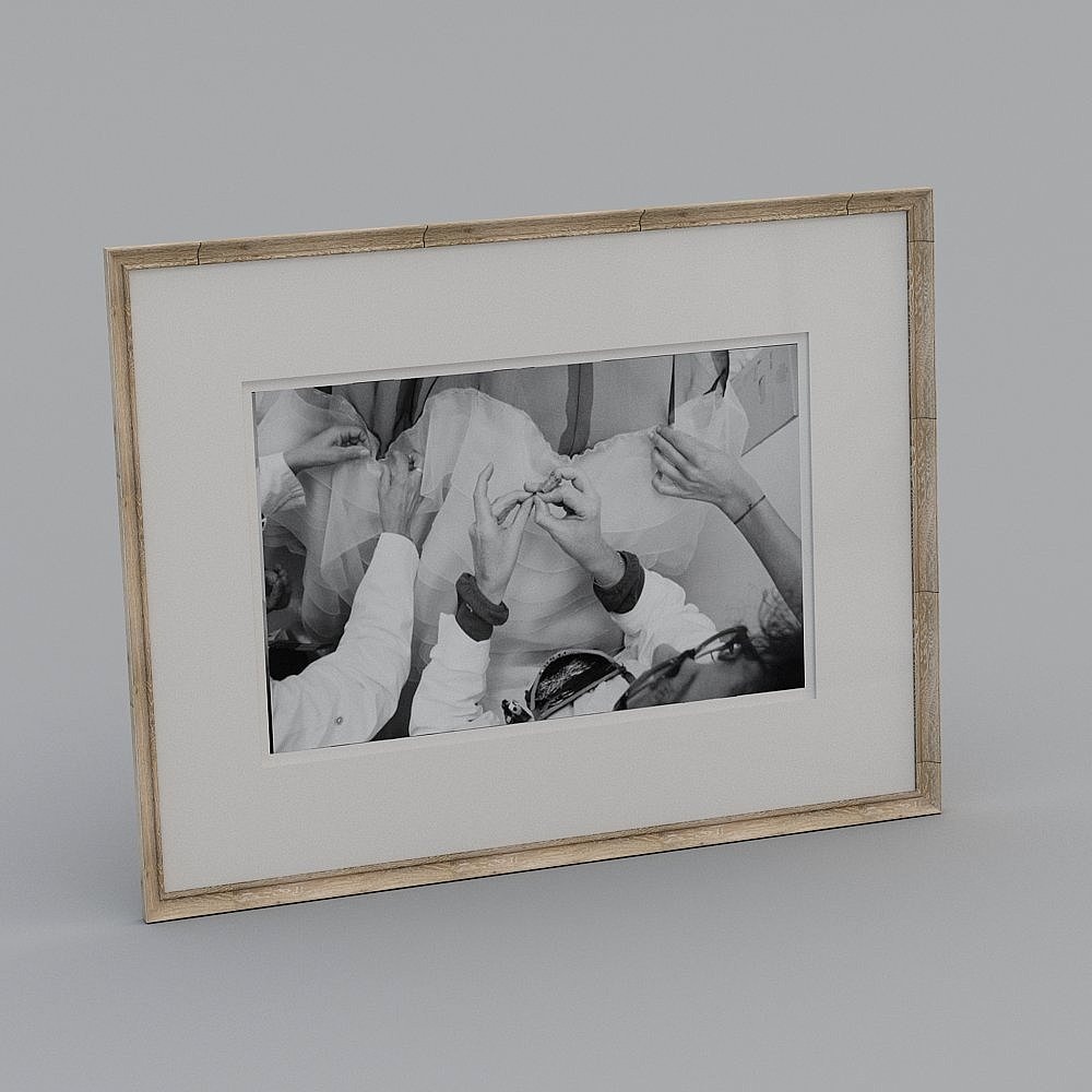 Vintage Frame 3D model for Artistic Interiors