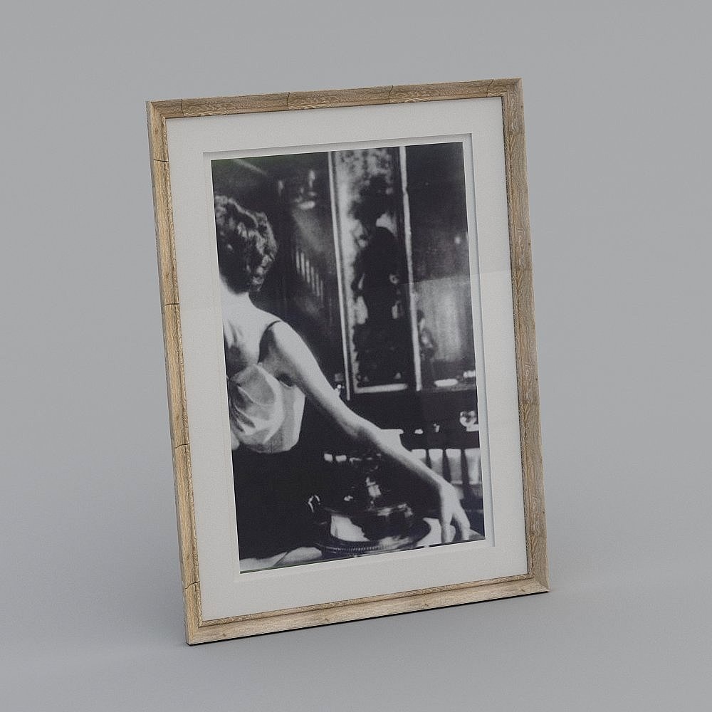 Vintage Picture Frame 3D model