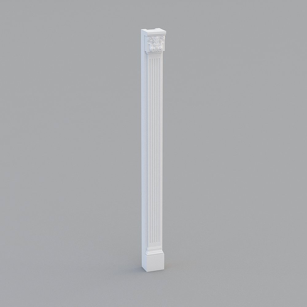 Elegant Roman Column 3D model