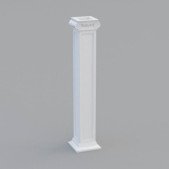 Stunning Roman Column 3D model for Classic Design