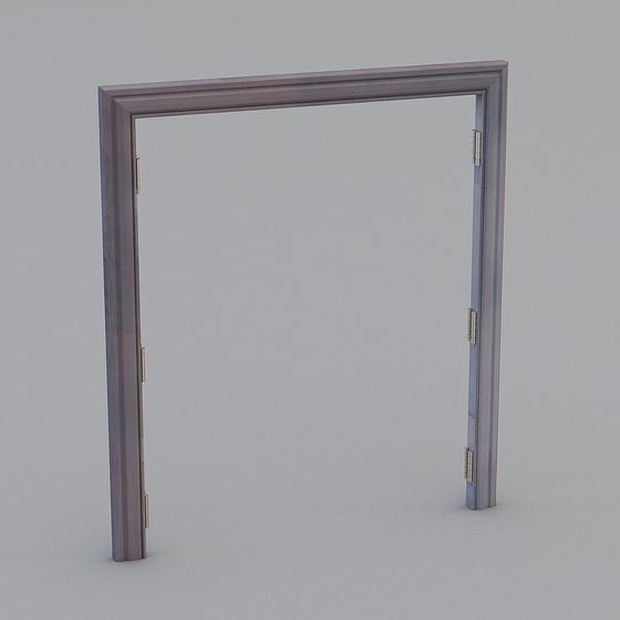 Elegant Minimalist Door 3D model for Various Projects