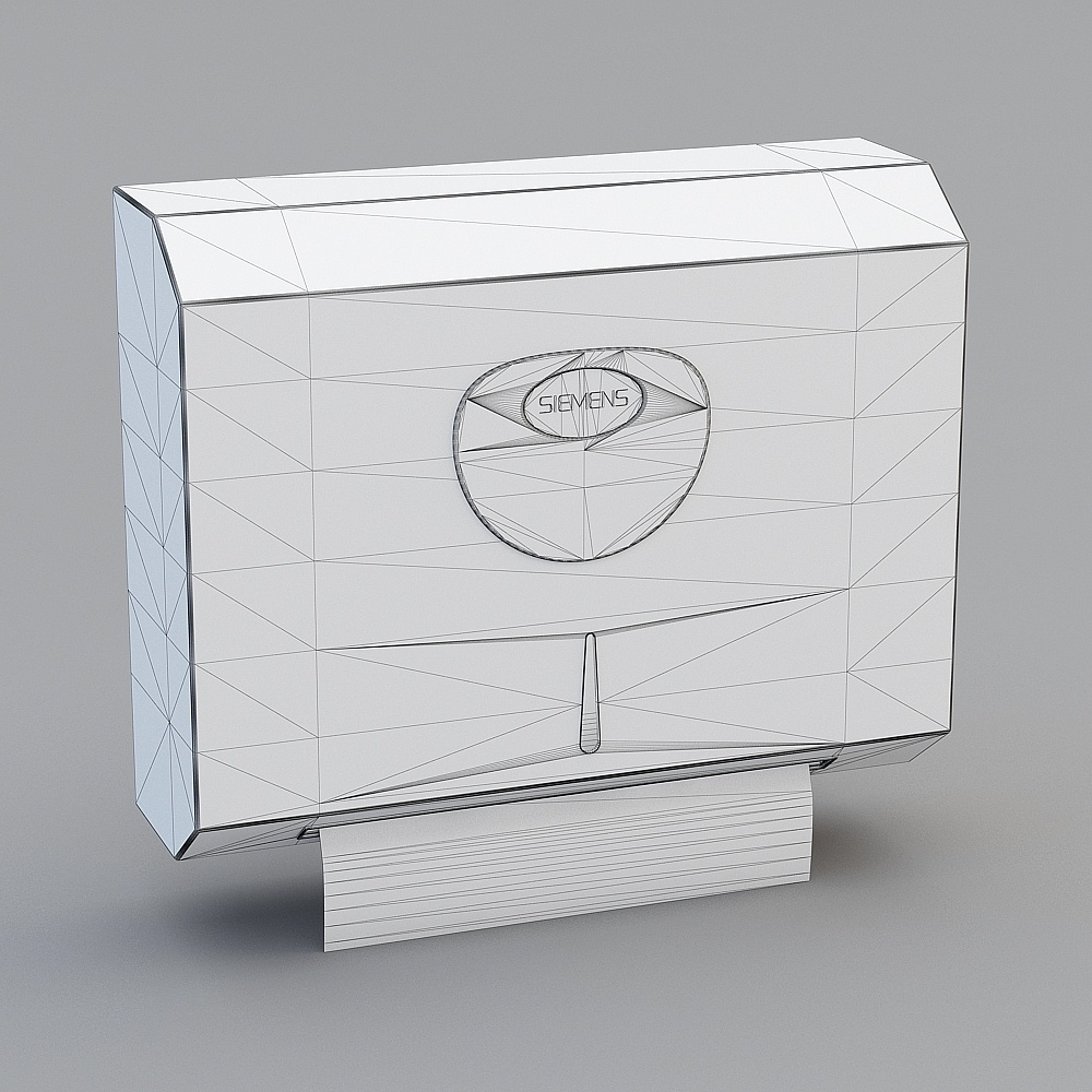 The bathroom pumping paper box