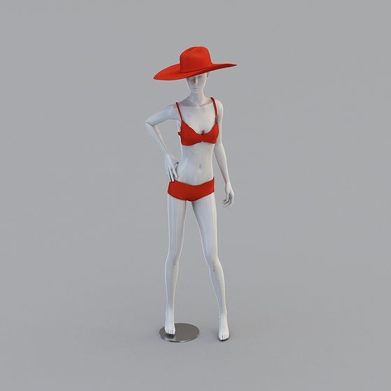Vibrant Summer Beach Model 3D model