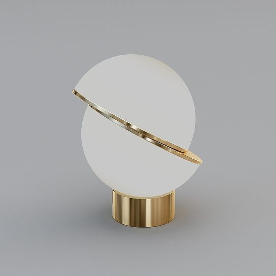 Minimalist Moonlight Lamp 3D model
