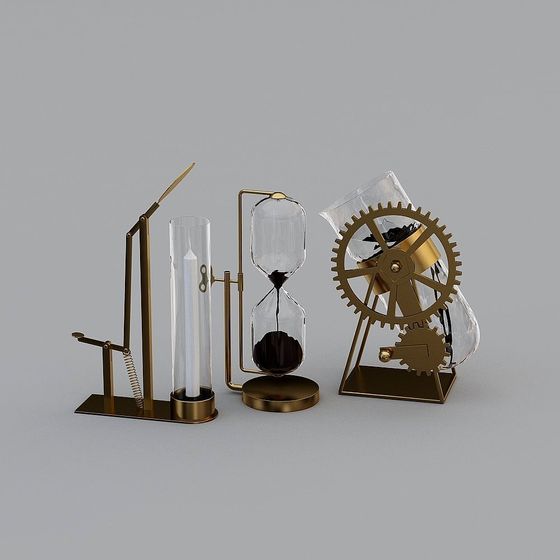 Elegant Timepieces Collection 3D model