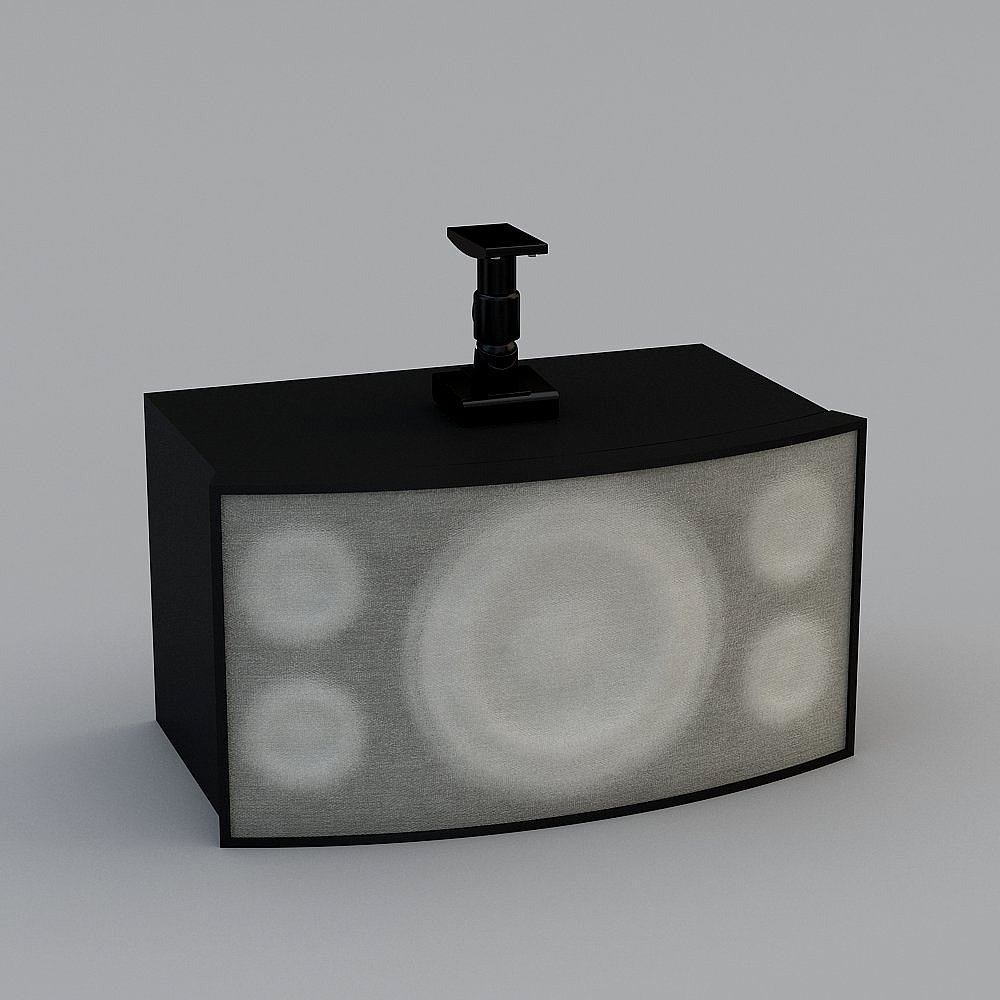 Modern Low-Polygon Audio Device 3D model