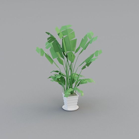 Lush Greenery 3D Model for Modern Designs