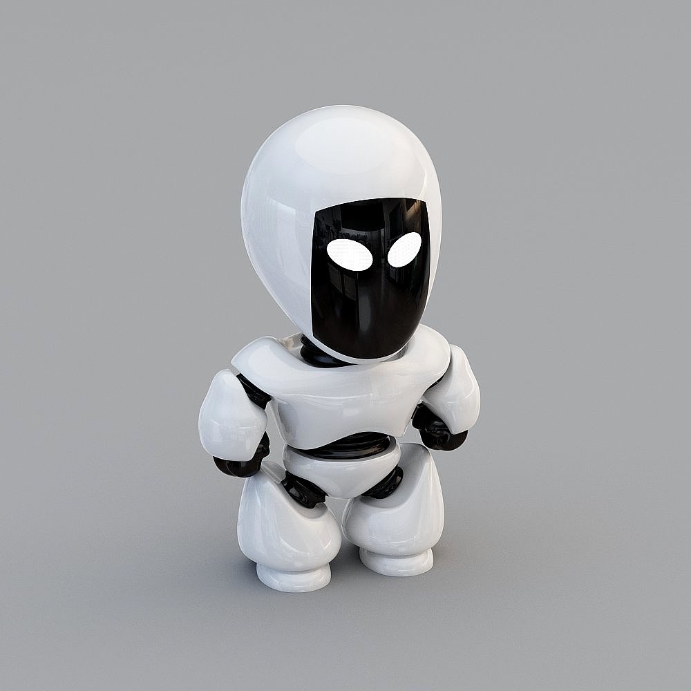 Futuristic Robo 3D model
