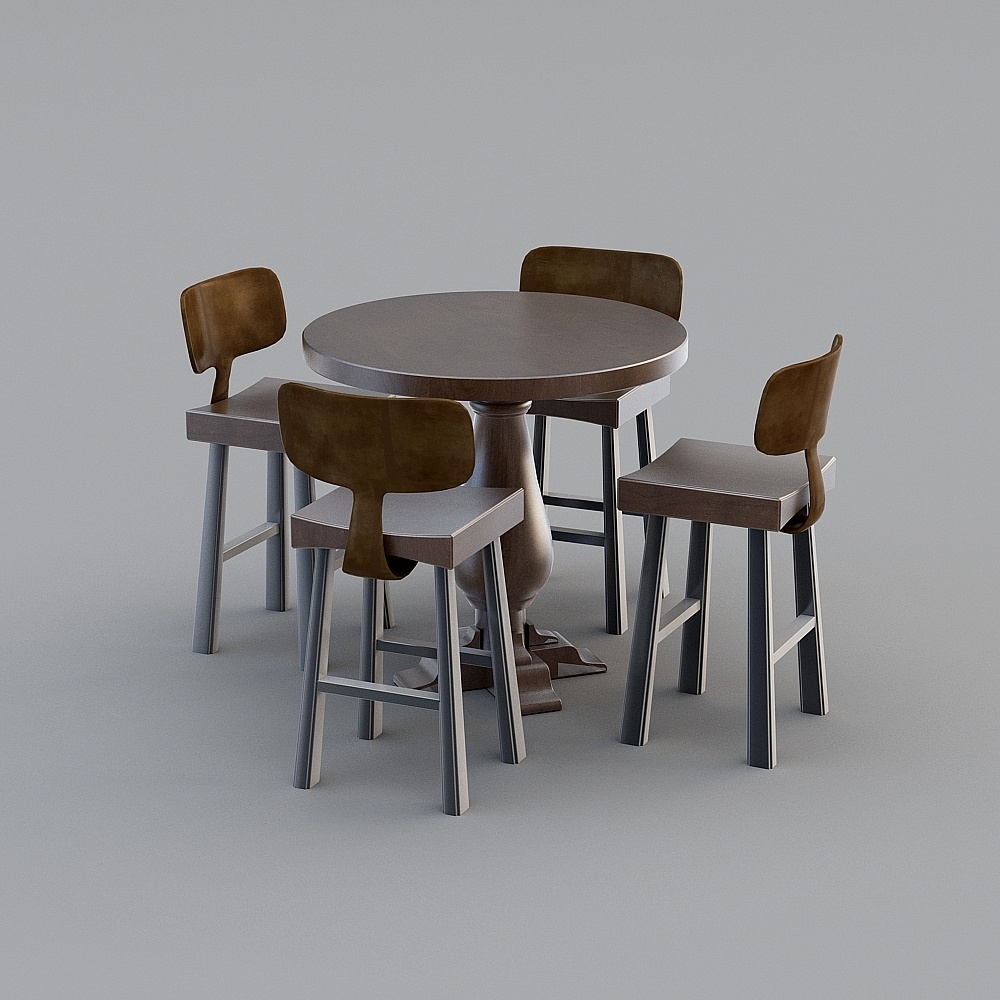 Bar-tables and chairs