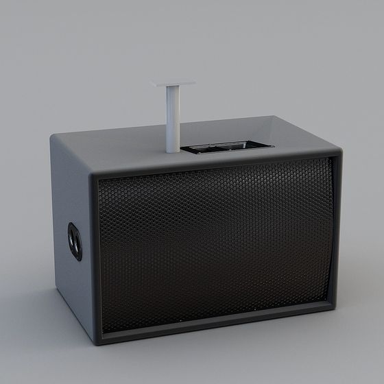 Vintage Speaker 3D Model for Creative Projects