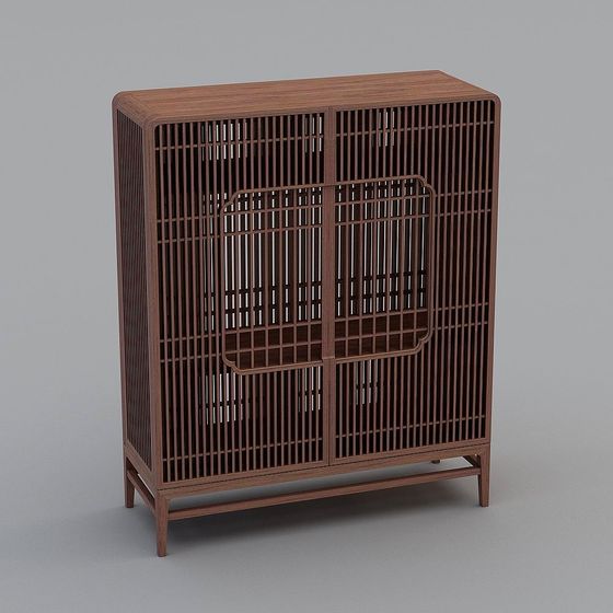 Elegant Eastern Aesthetic 3D Model Furniture