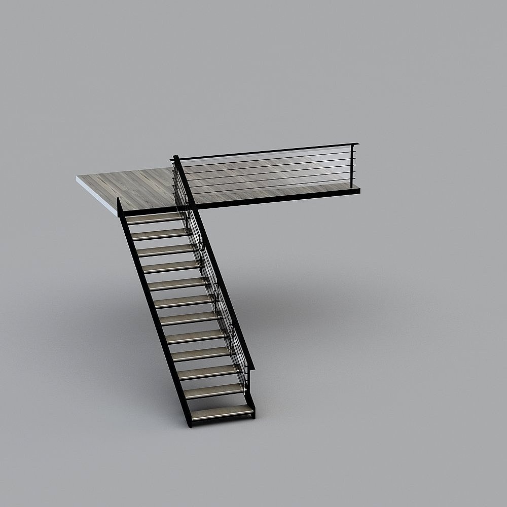 Clothing store-stairs