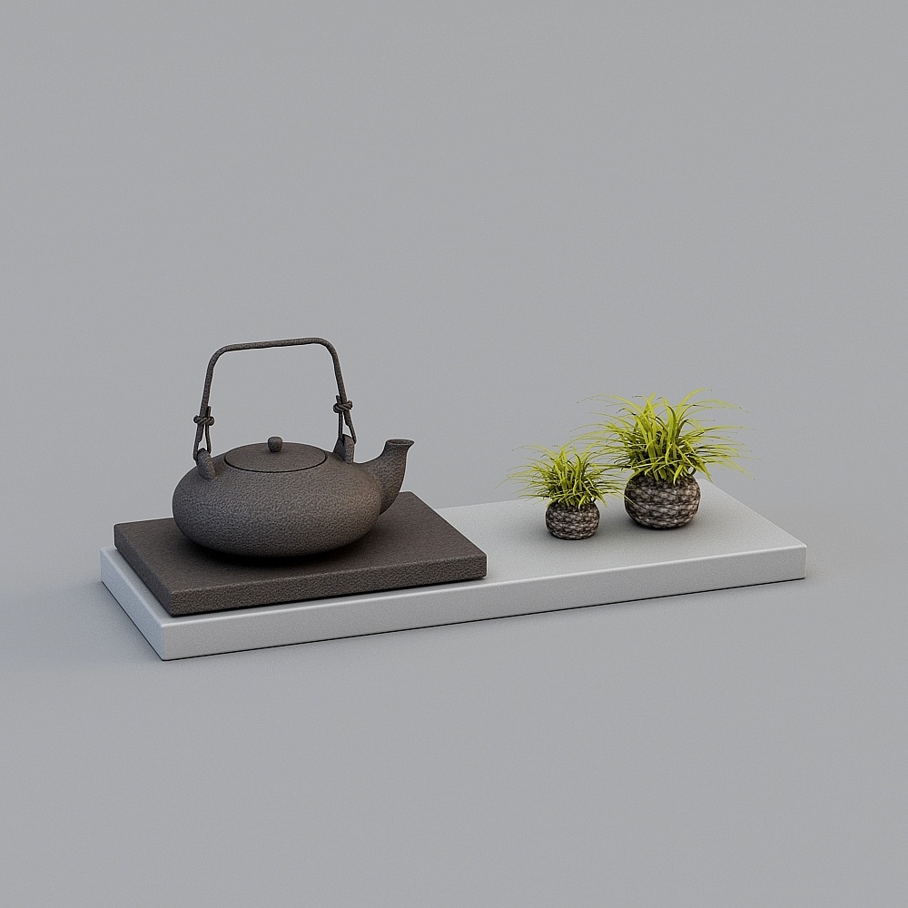 Modern Table Decor,Gray+Black