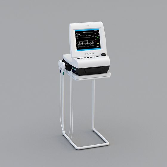 Aden Monitor 3D model for Medical Applications