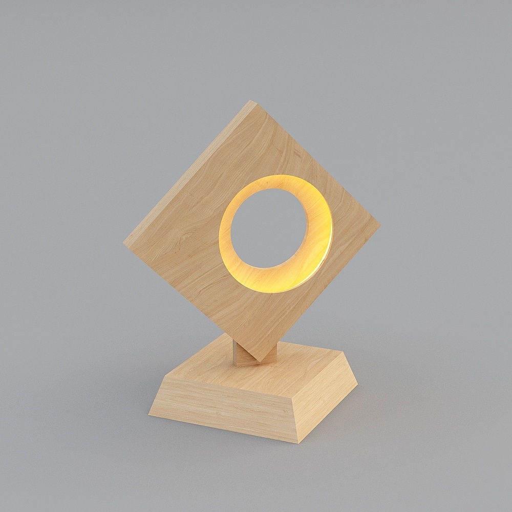 3D lights SF - Nordic minimalist white wax wooden guest restaura