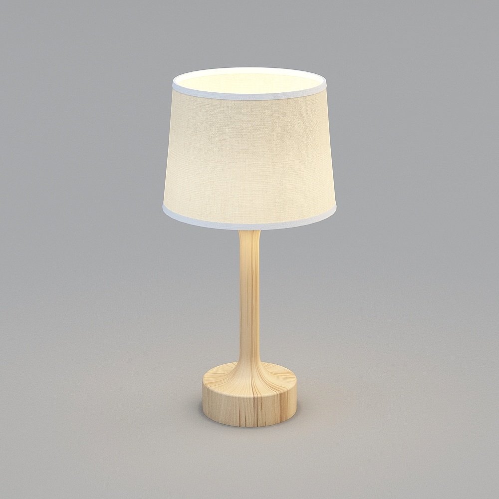 3D Lights SF - Nordic Minimalist White Wax Wood Guest Restaurant Bedroom