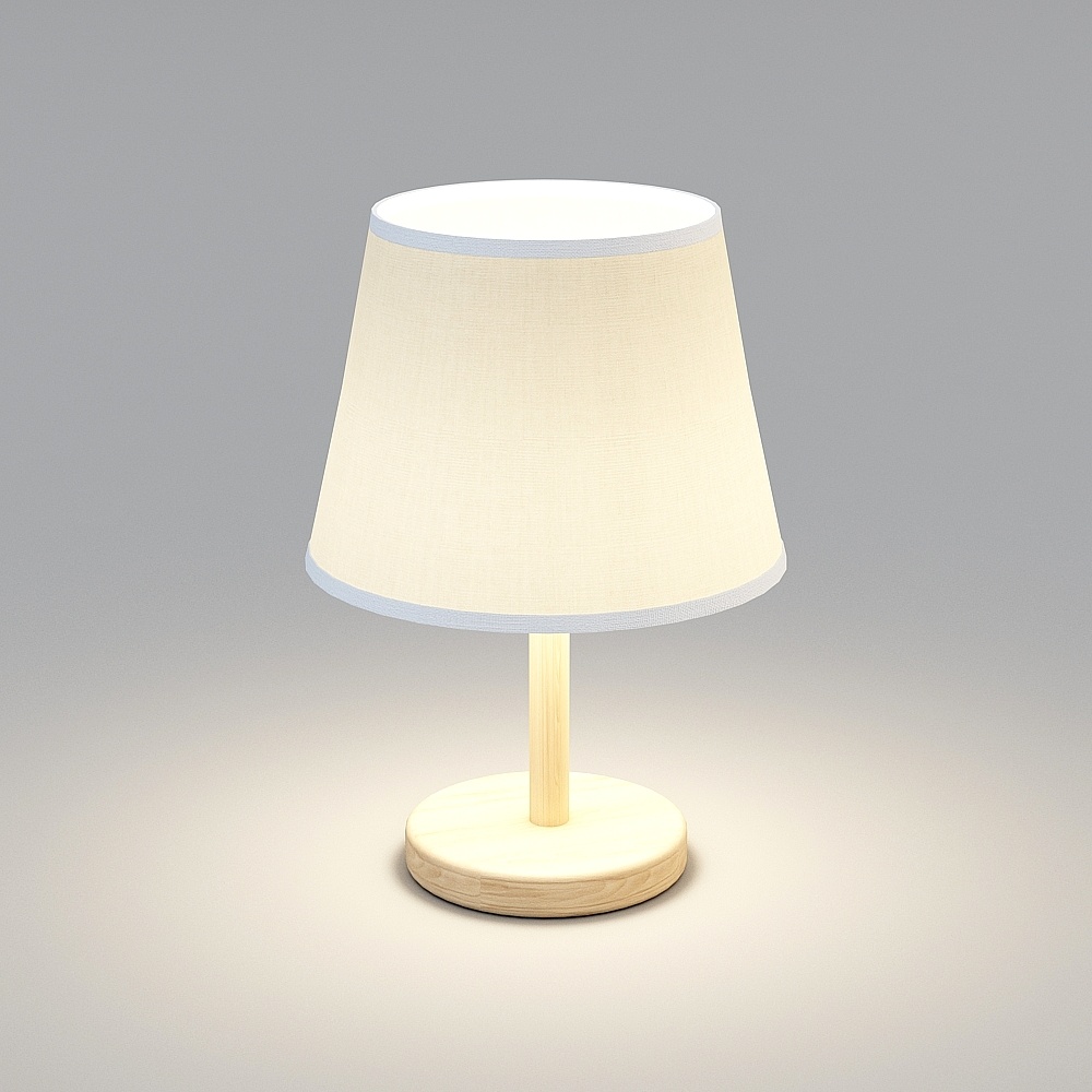 Three-dimensional lamp·SF-Nordic minimalist rubber wood guest di