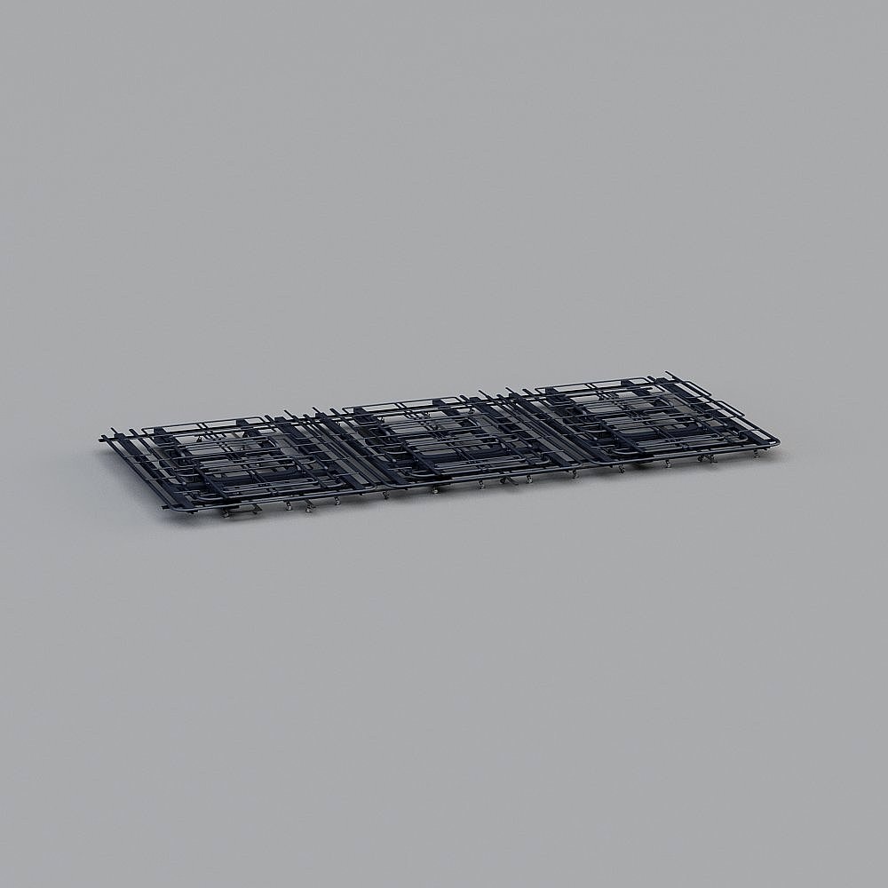 Industrial Frame 3D model in Low Poly Style